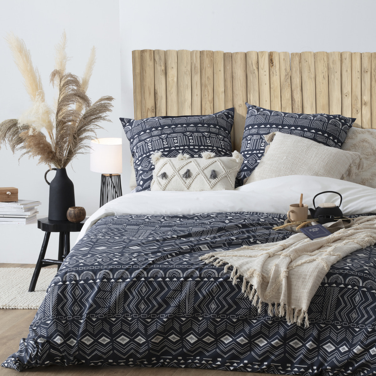 Tête de lit "Jayden" bois teck L160cm