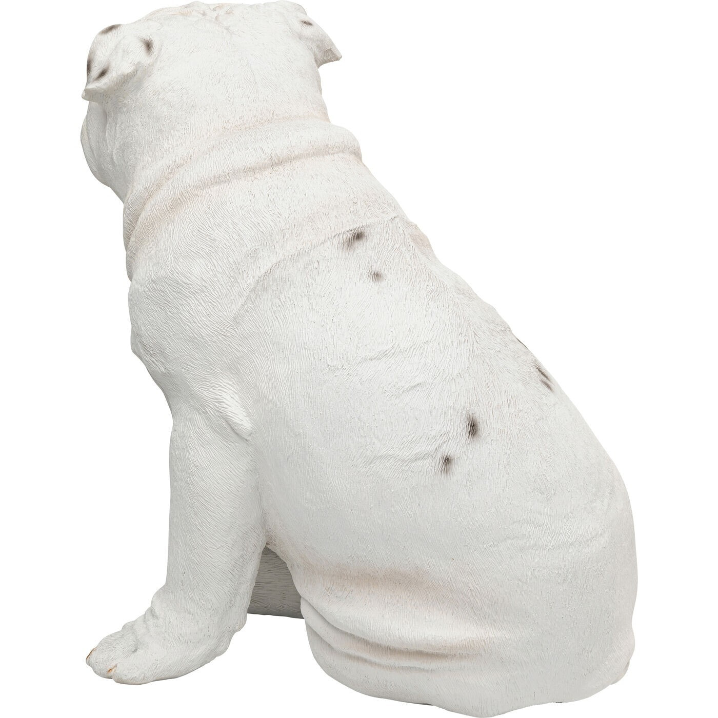 Déco bouledogue blanc assis Kare Design