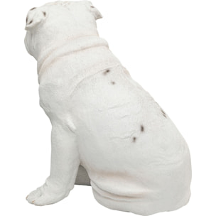 Déco bouledogue blanc assis Kare Design
