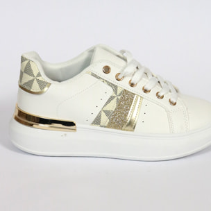 SNEAKERS OVERSIZE SHINY CHOCOLA' BIANCO