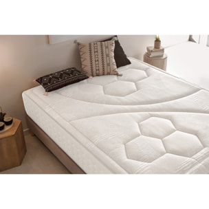 Matelas Mousse à memoire de forme Quantum Haute Densité, 30 cm, 2 places - Moonia