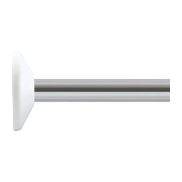 Barre tringle pour rideau de douche d'angle modulable à fixer en Alu MAGIC UNIVERSAL Finition Brillante Spirella
