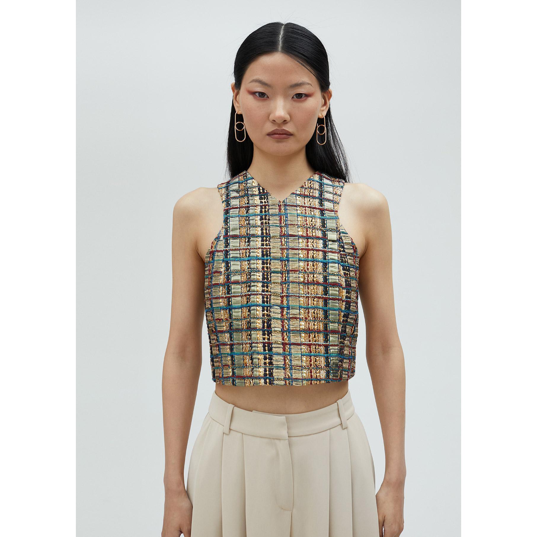 Top scollo all'americana