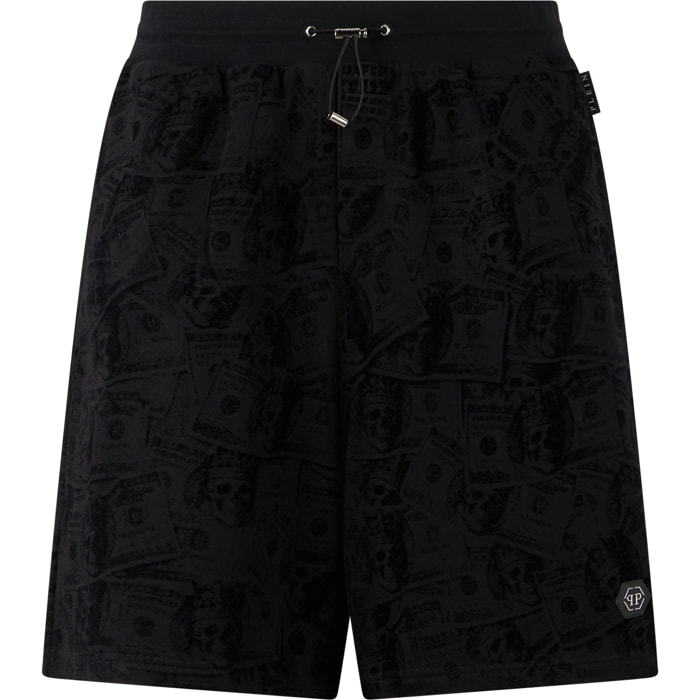 PHILIPP PLEIN Pantalones cortos de chándal SKULL