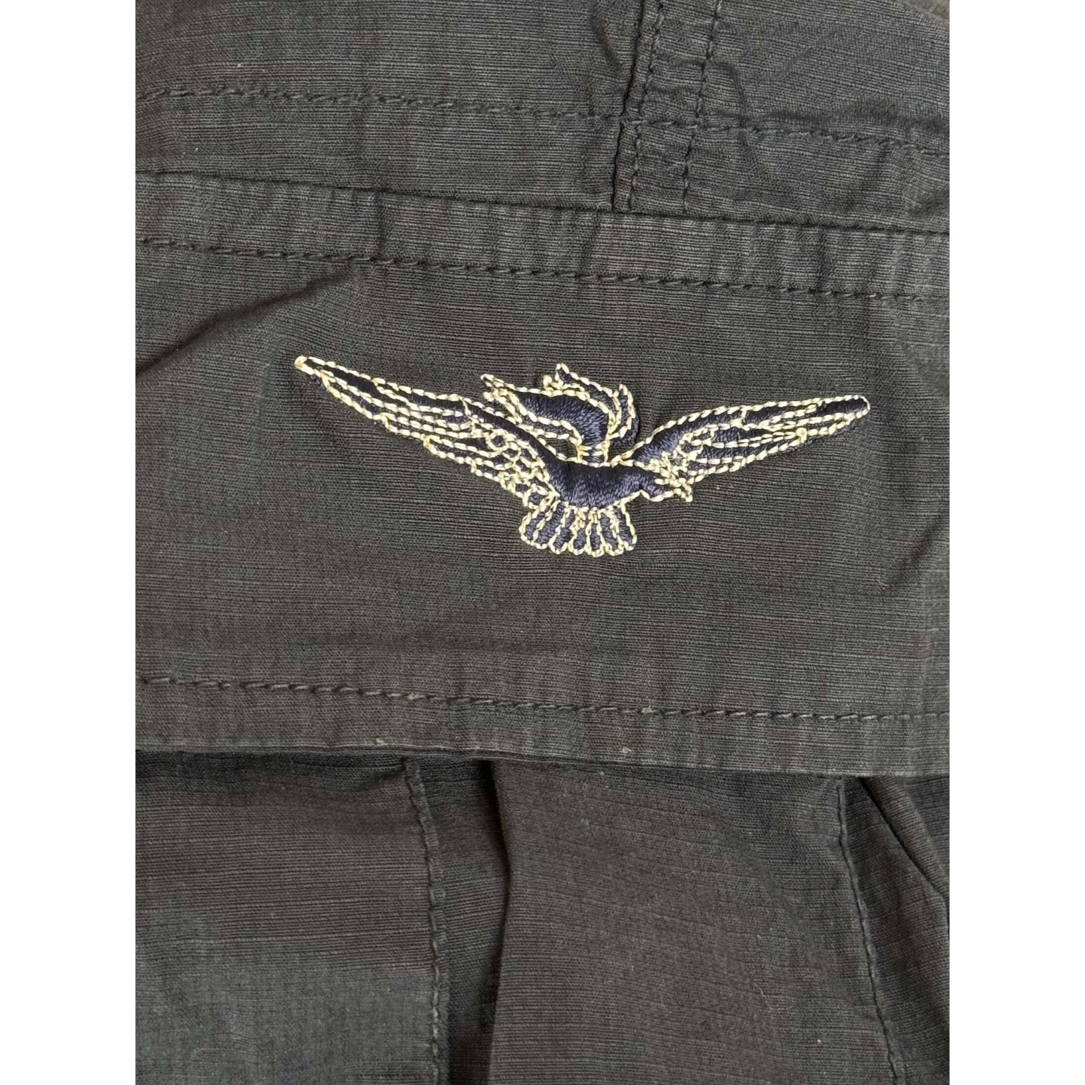 Bermuda Esercito cargo blu uomo
