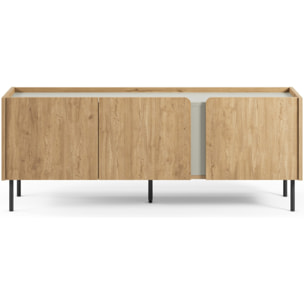 Meuble TV 3 portes bicolore - INGO