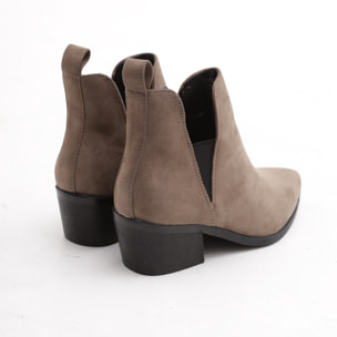 TRONCHETTO TEXANO ELASTICI TORTORA