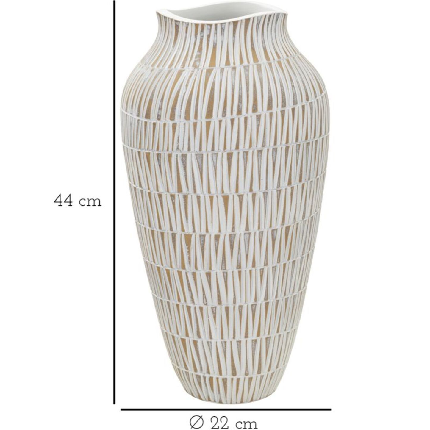 VASO RESINA STIKY CM Ø 22X44