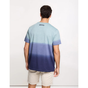 Camiseta Manga Corta Azul - Sharkbay
