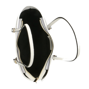 Borsa a spalla da donna - Modello Chantal - Vera pelle - 26.0 x 23.0 x 12.0 cm