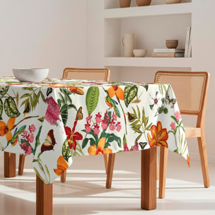 Mantel antimanchas Paraiso - 100% algodón -