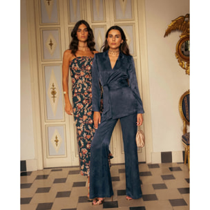 Top de mujer estilo corpiño con espalda entrelazada