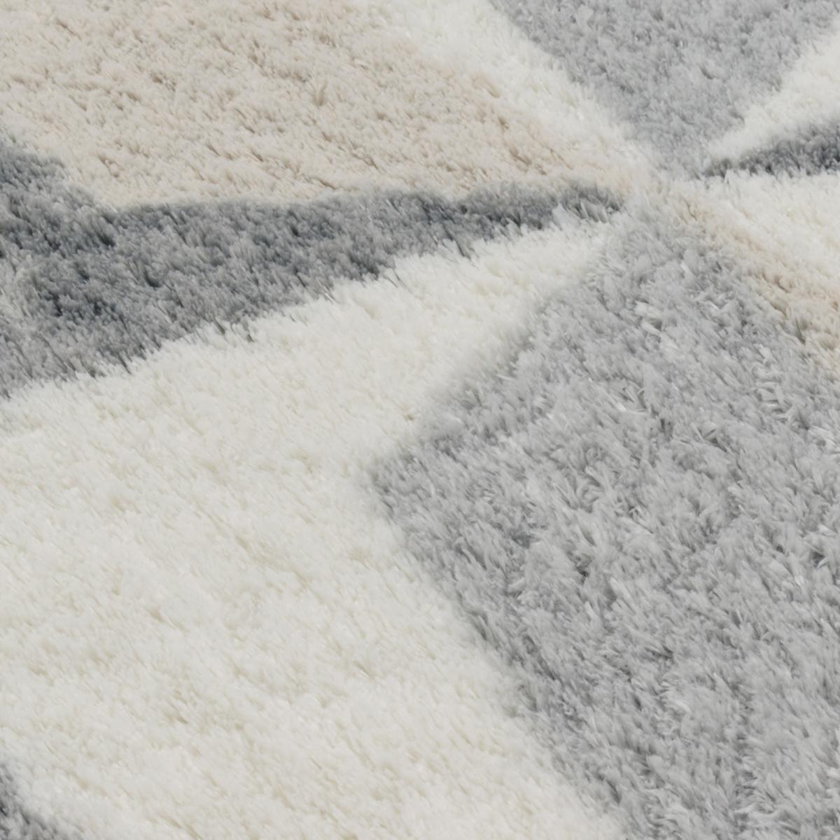 Tapis salon et chambre tissé motif géométrique TARU