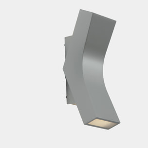 LEDS C4 Bend Aplique interior con luz led blanco calido 3000k 239lm.Plata