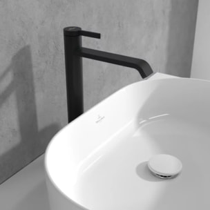 Mitigeur lavabo surélevé Dawn sans tirette Noir mat