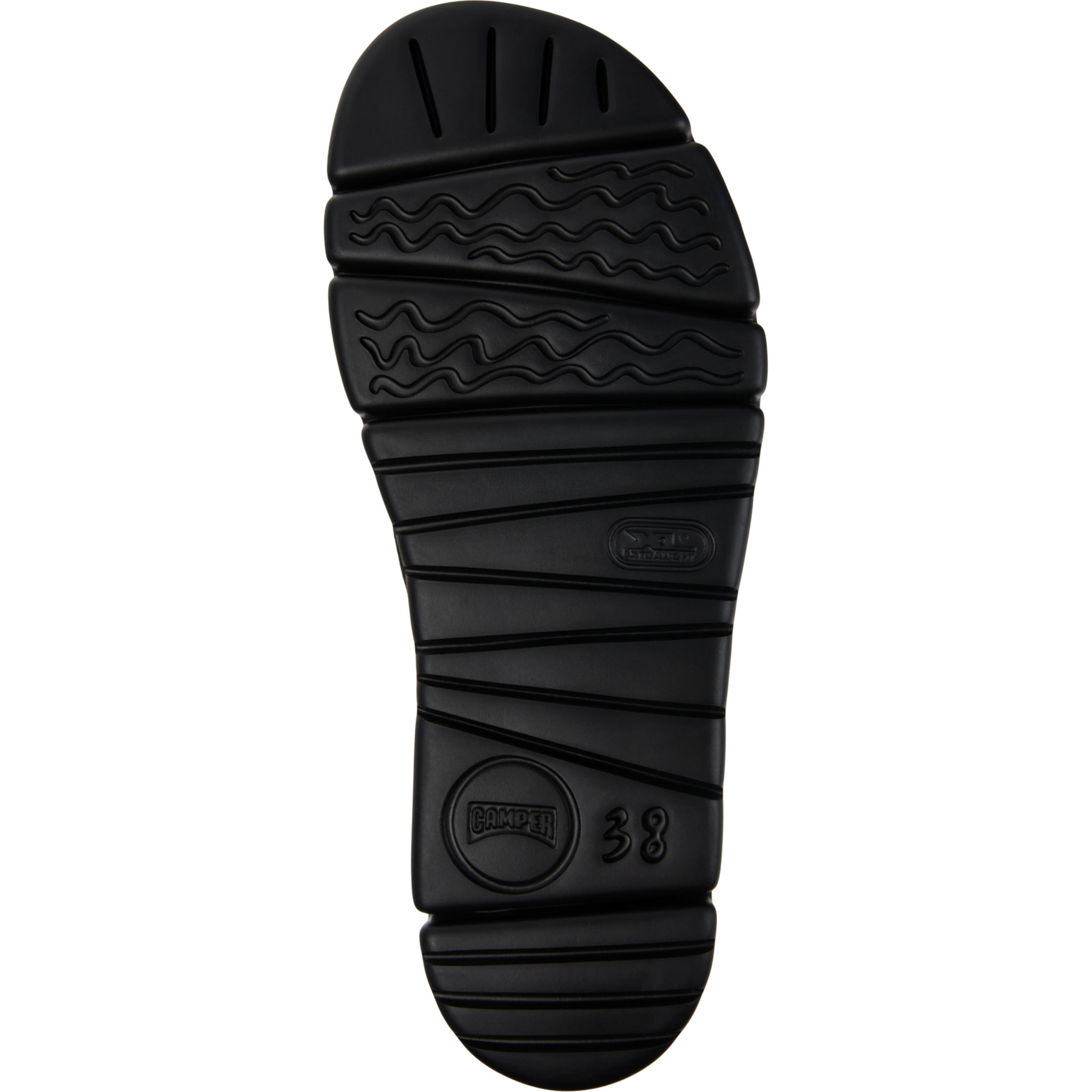 Sandalias - CAMPER Oruga Up - Negro - Textil técnico (poliéster reciclado)