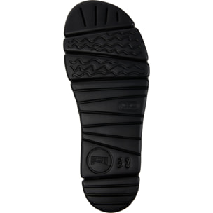 Sandalias - CAMPER Oruga Up - Negro - Textil técnico (poliéster reciclado)