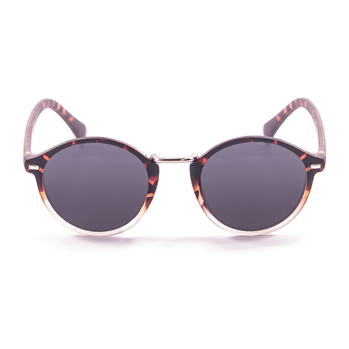 Gafas de sol PALO ALTO MARYLAND - Demi marrón superior con detalle blanco / Ahumada