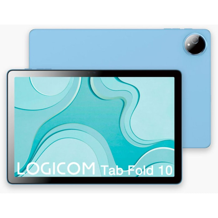 Tablette Android LOGICOM Tab Fold 10 Bleu 128Go