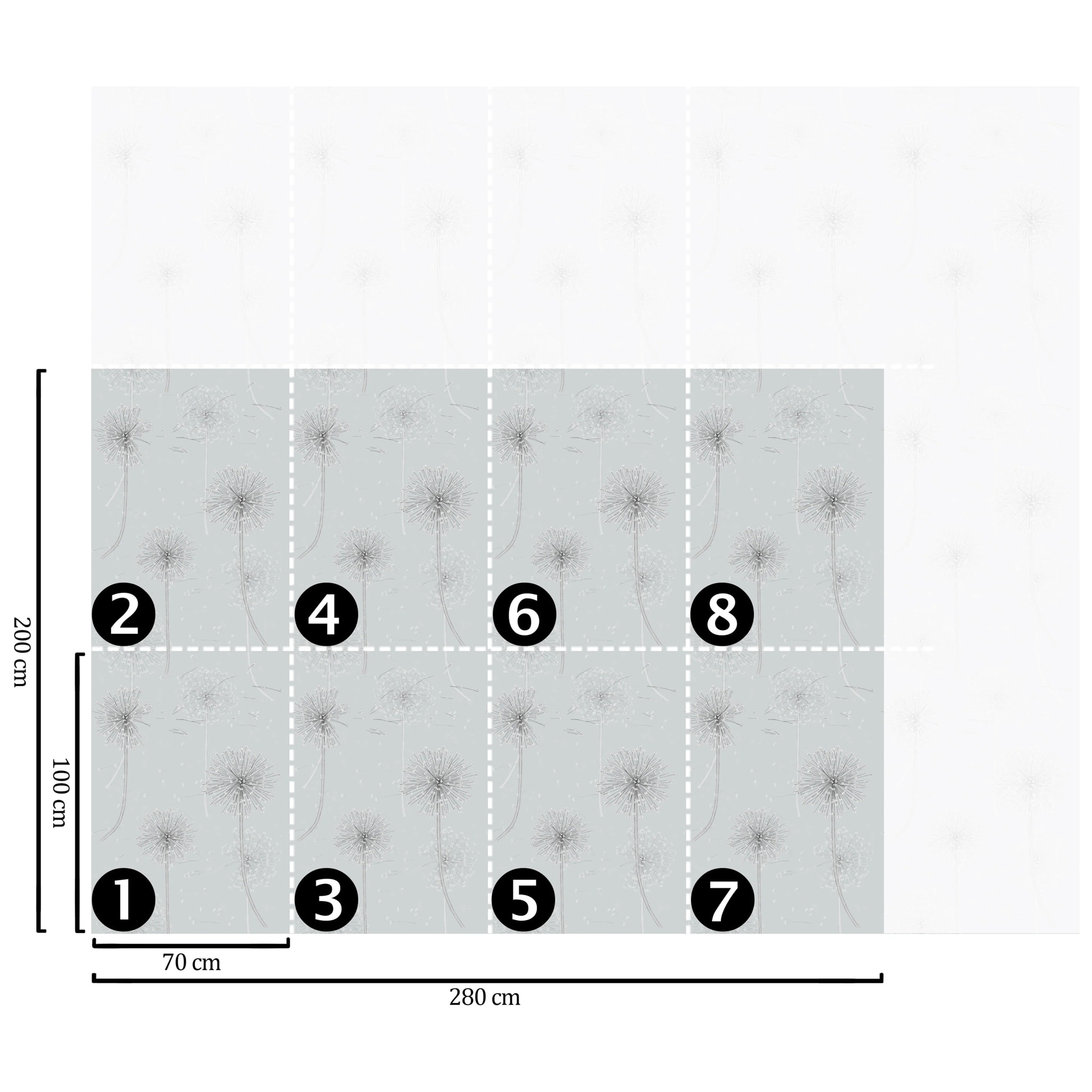 Carta da Parati Tarassaco