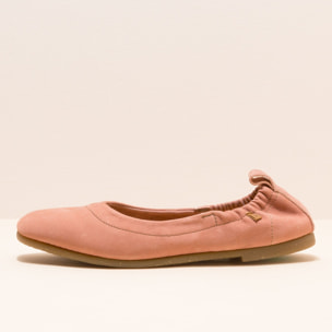 Bailarinas N5539 NOBUCK-W BLUSH / CROCHÉ color Blush