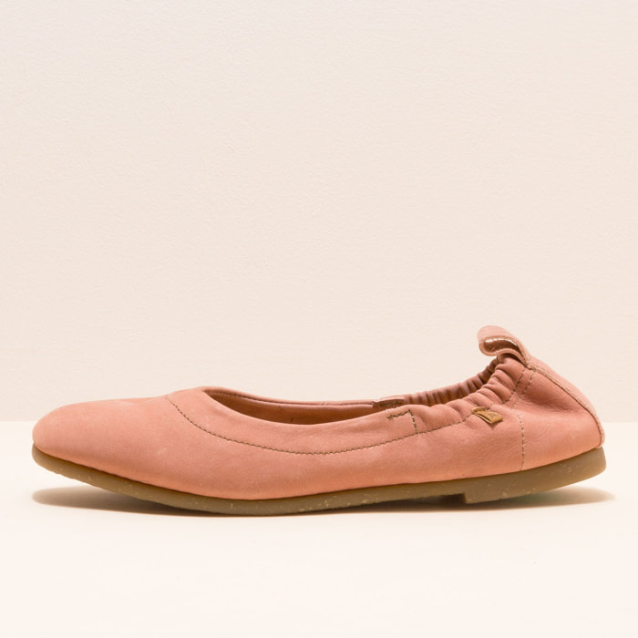 Bailarinas N5539 NOBUCK-W BLUSH / CROCHÉ color Blush