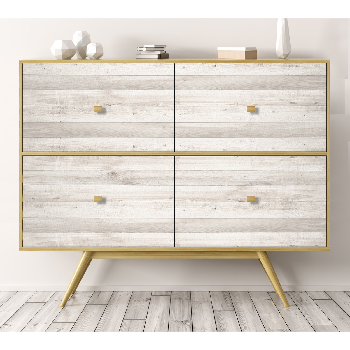 Stickers adhesivos de CERAMIKO - tablas madera2 50x100