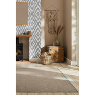 Tapis geometric en jute DIAMOND