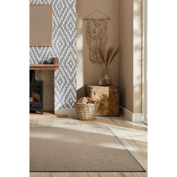 Tapis geometric en jute DIAMOND