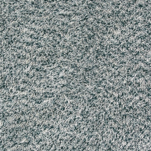 Tapis shaggy tissé en laine motif faux uni RABI