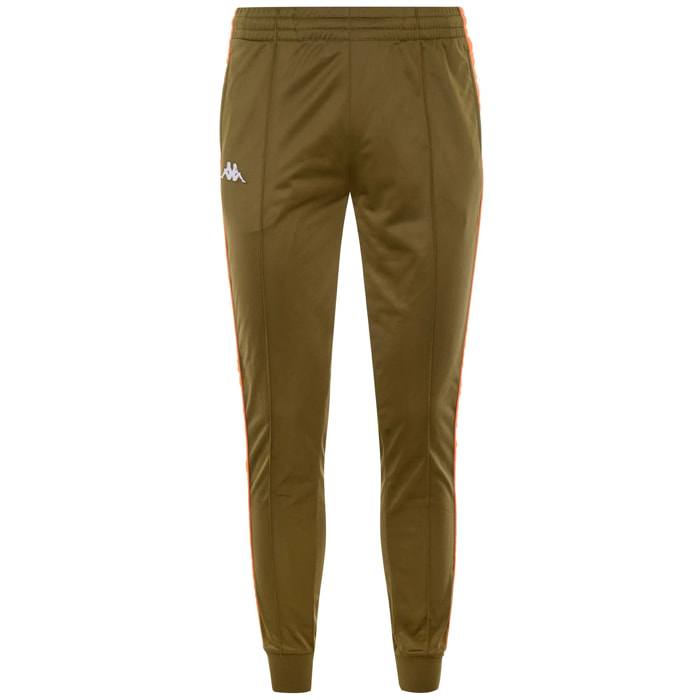 Kappa - Pantaloni Uomo Verde - 222 Banda Rastoria Slim