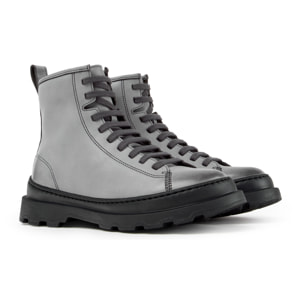 Botines - CAMPER Brutus+ - Gris - Piel lisa