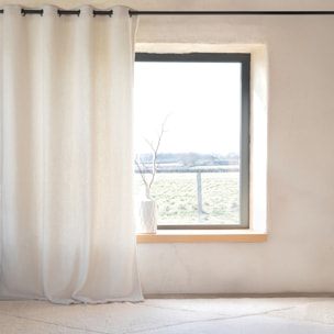 Rideau montagne  - Effet mouton - Ecru