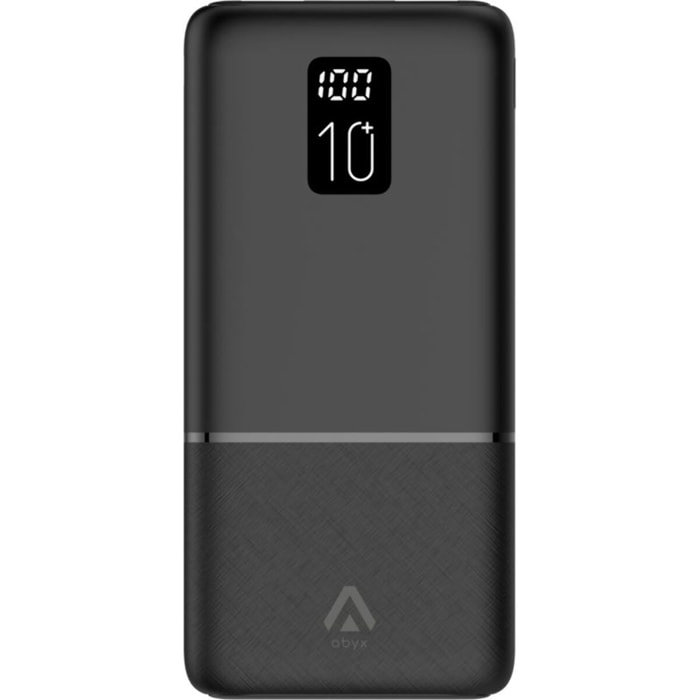 Batterie externe ABYX 10 000 mAh noire