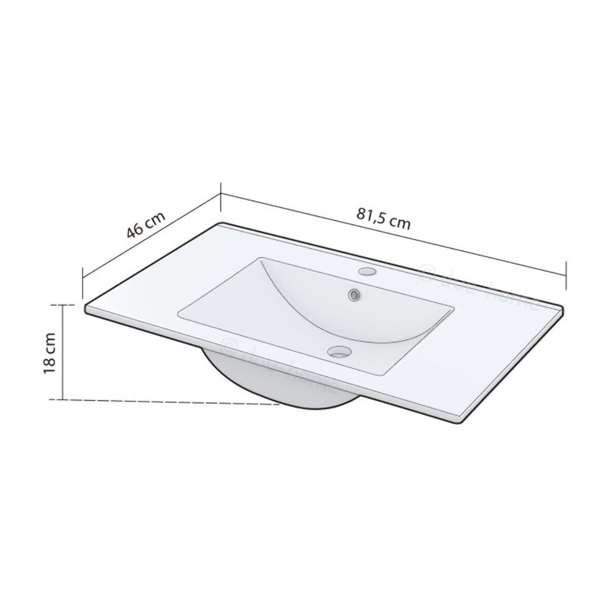 Lavabo Cerámico Volga Blanco