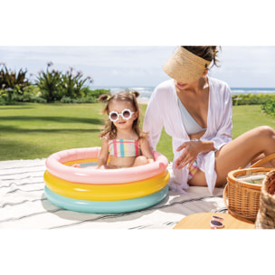 Intex Piscina Sunset Baby, Tre Anelli, 61x22 cm