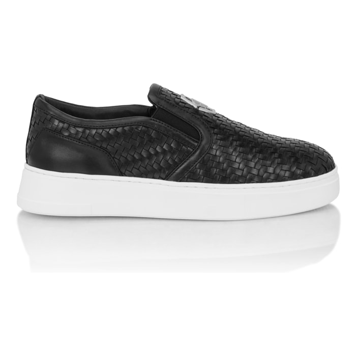 PHILIPP PLEIN Zapatos de plataforma sin cordones HEXAGON