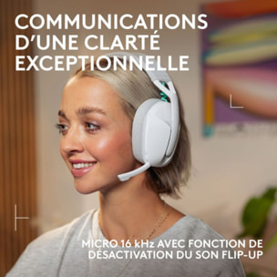 Casque gamer LOGITECH G321 Blanc  Lightspeed