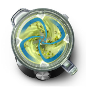 Blender PHILIPS HR2291/01 Blender mixeur noir Série 3000 2L, 600W