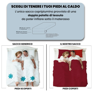 PARURE COPRIPIUMINO VERA - 100% Microfibra - Made in Italy