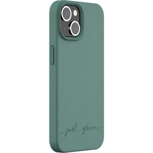 Coque JUST GREEN iPhone 14 Bio vert nuit