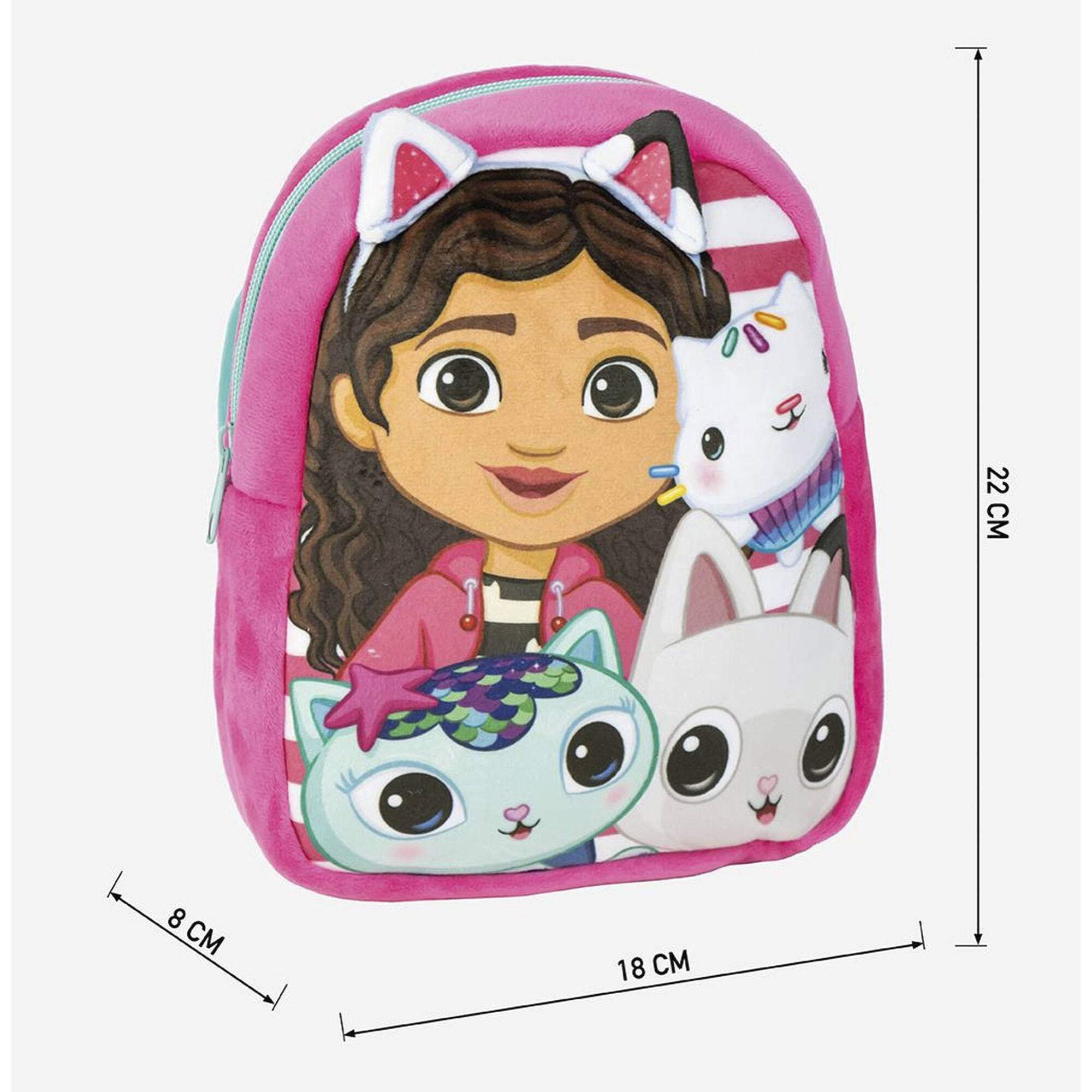 Mochila guarderia personaje peluche gabby's dollhouse