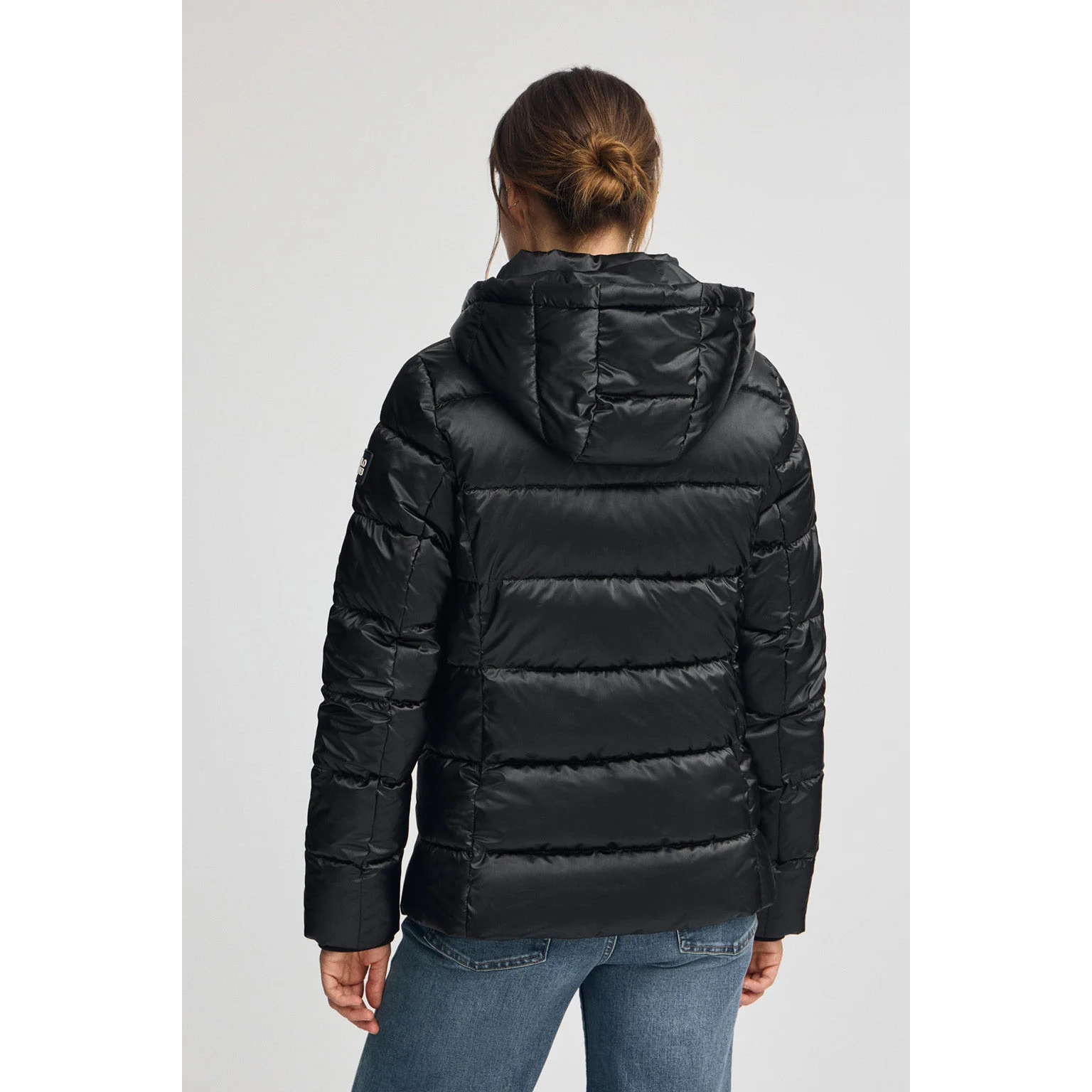 Chaqueta Silvon negra con logo Polo Club