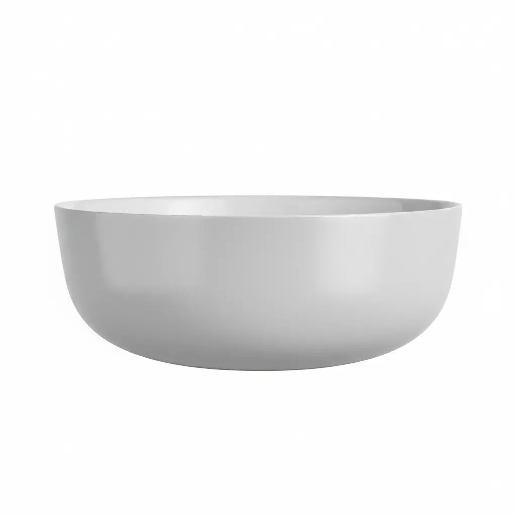 Plat rond gris 18 cm en opale - Smart Cuisine Wavy Granit - Luminarc