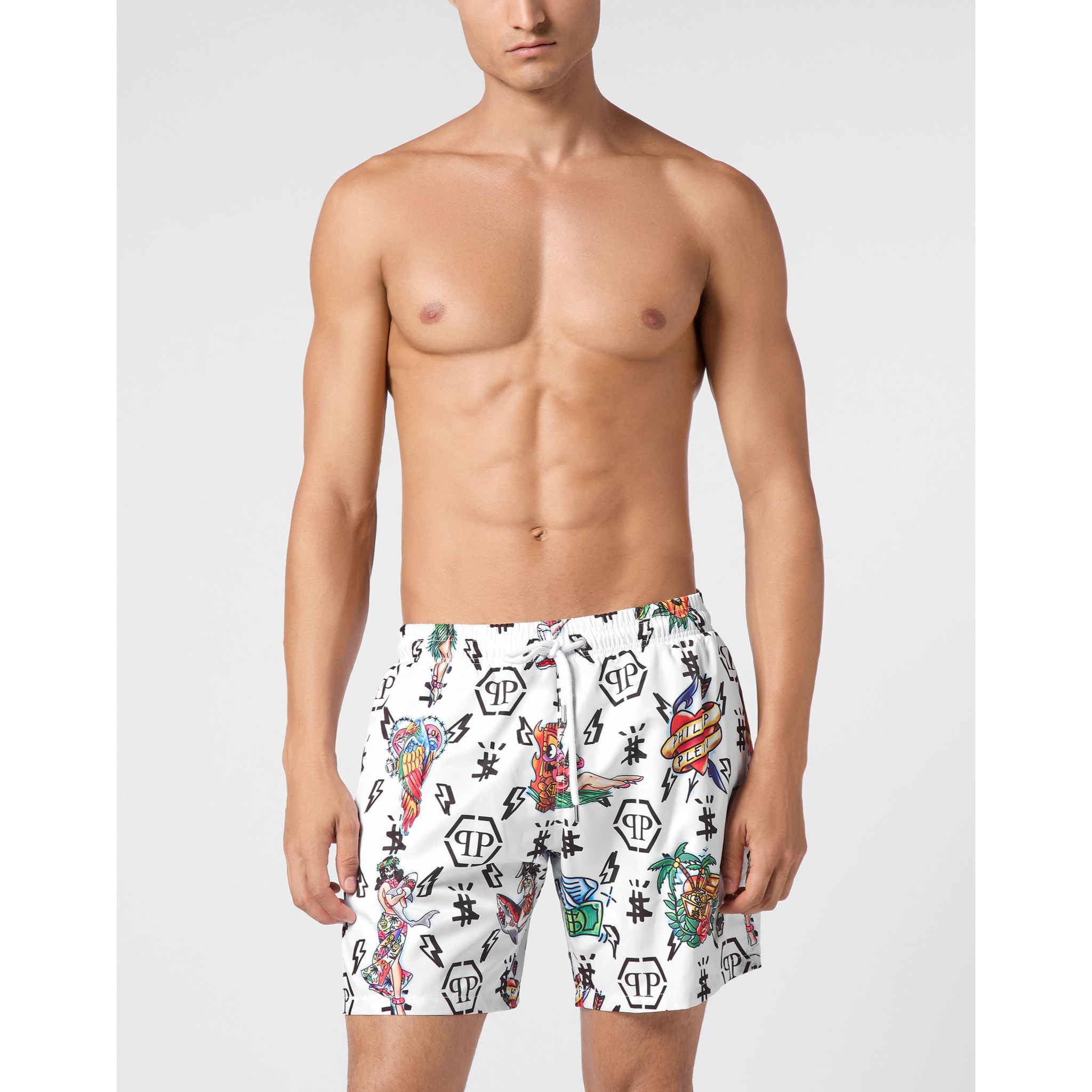PHILIPP PLEIN Swim Trunks HAWAII