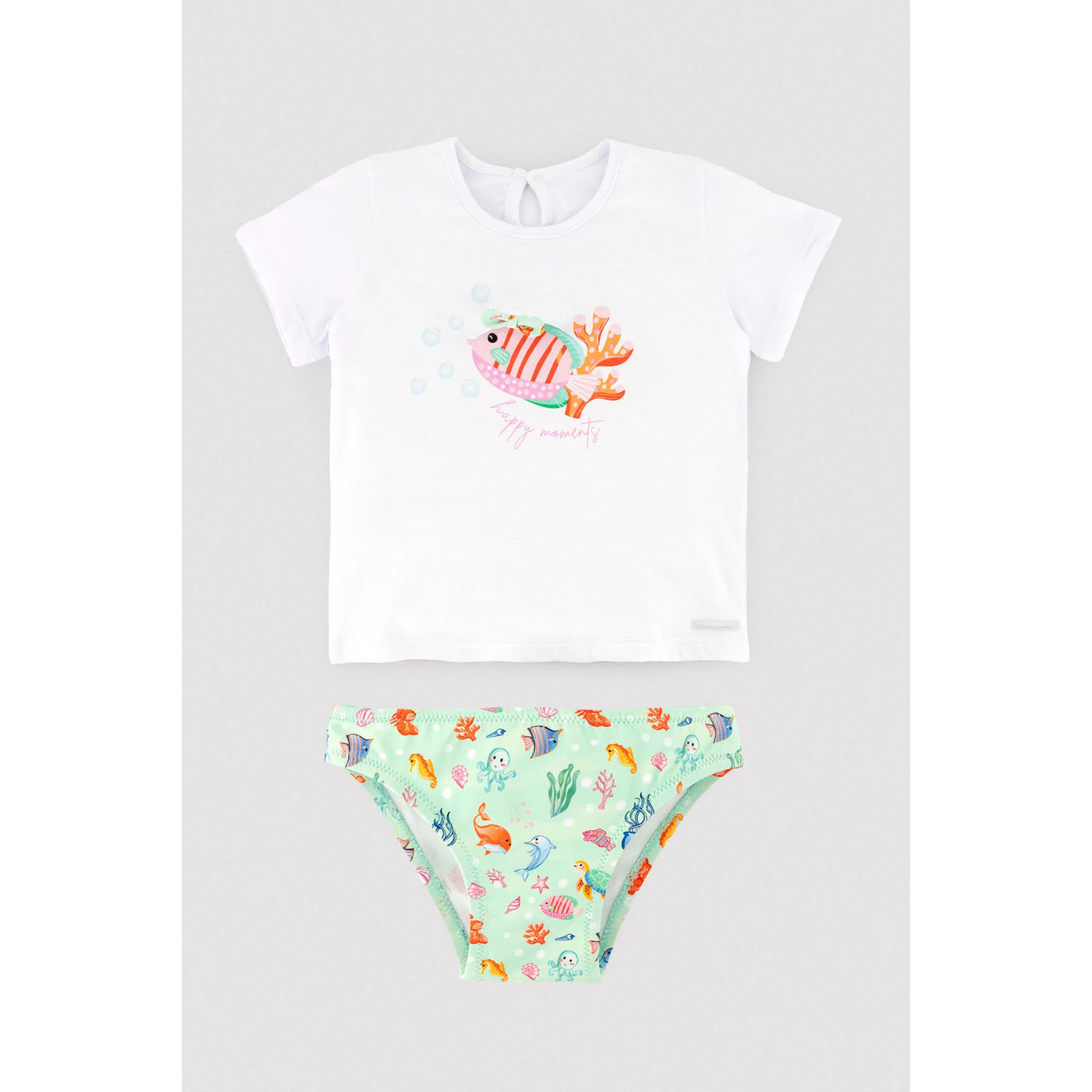 Set tessile con maglietta a maniche corte