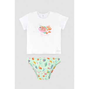 Set tessile con maglietta a maniche corte
