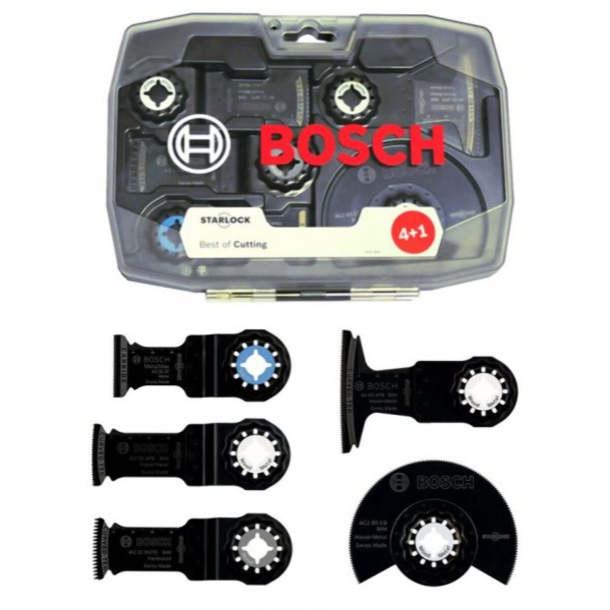 Coffret 5 lames outils oscillant STARLOCK Best for cutting - BOSCH - 2608664131