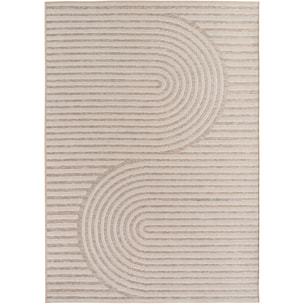 TENERIFE - Tapis intérieur/extérieur beige, design graphique