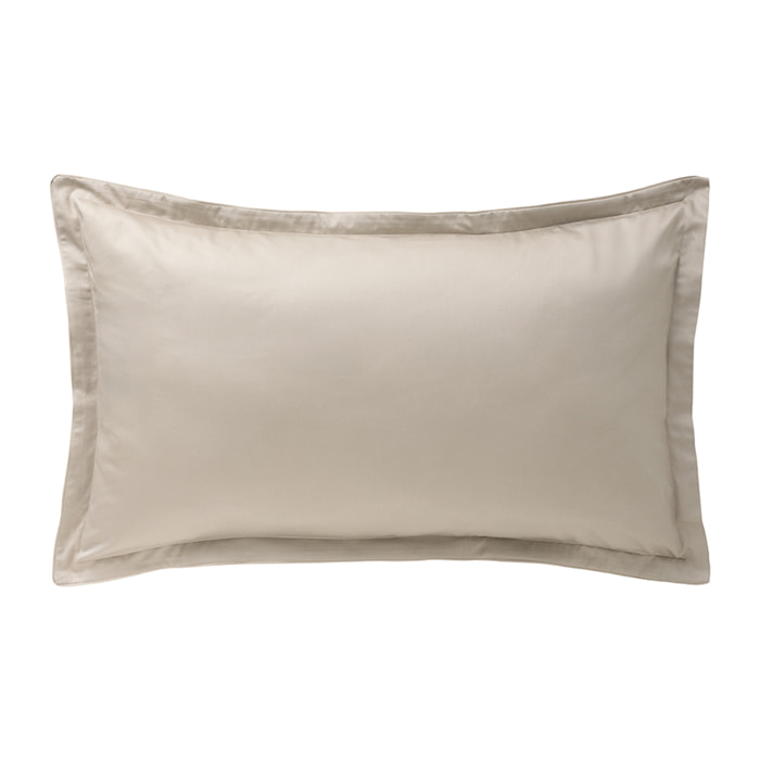 Taie d'oreiller imprimée en satin de coton bio, VIVIENNE